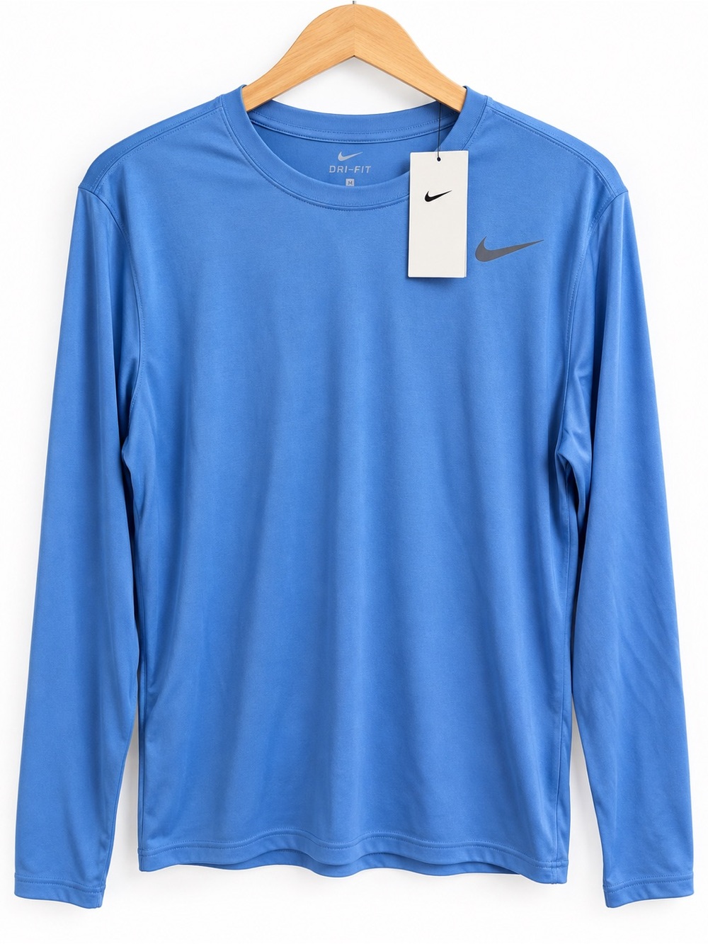 NWT Nike Dri-FIT Men’s M Blue Long Sleeve Training Shirt 727980-448